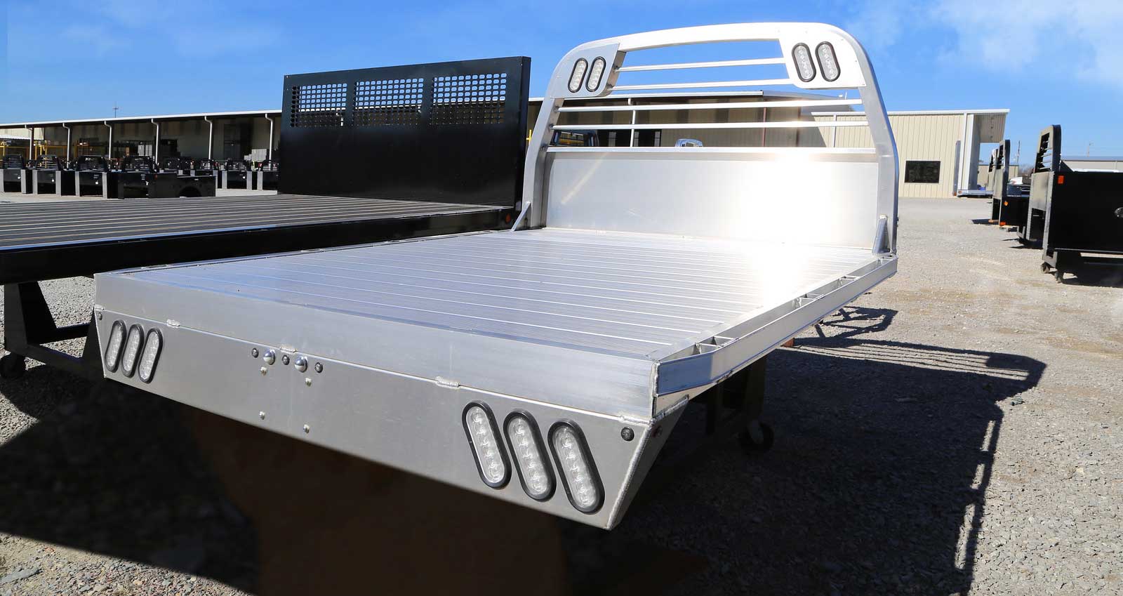 AL RS All Aluminum Flat Deck Body - CM Truck Beds