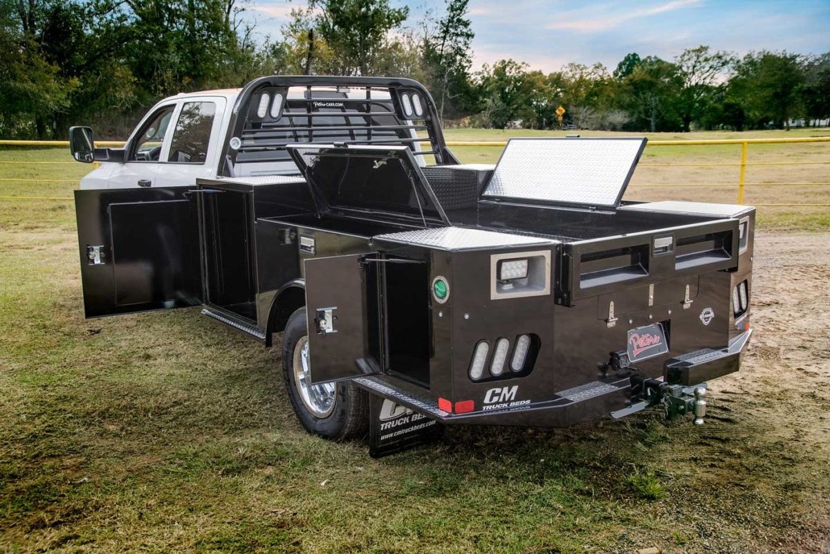 TM Deluxe Steel Tradesmen Body - CM Truck Beds