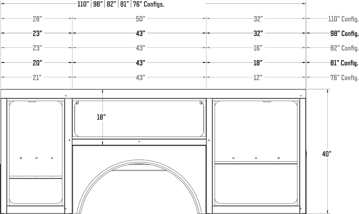 SBA Aluminum Service Body CM Truck Beds